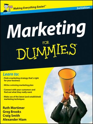 cover image of Marketing For Dummies